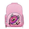  Рюкзак пиксельный на роликах WY-A024 Super Class Rolling Backpack Розовый Рюкзаки