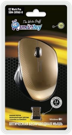 Мышь беспроводная Smartbuy 309AG, розовая (PC) 