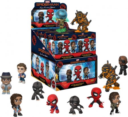 Funko Mystery Minis:   1  12 -:    (Spider-Man: Far From Home) (12PC PDQ (Exc1)) (39352) 4 