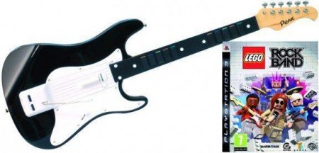   LEGO Rock Band +    Guitar Wood (PS3)  Sony Playstation 3