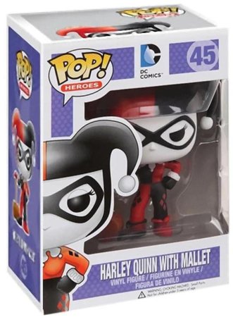 фигурки Фигурка Funko POP! Heroes: Харли Квинн с молотом (Harley Quinn with Mallet) ДиСи Комиксы (DC Comics) ((45) 3638) 9,5 см