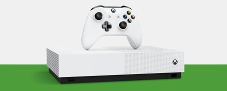 Игровая приставка Microsoft Xbox One S All-Digital 1Tb Rus Белая 