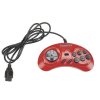 Игровая приставка 8 bit + 16 bit Hamy 4 (350 в 1) + 350 встроенных игр + 2 геймпада + USB кабель (Красная)