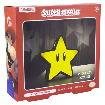  Светильник Paladone: Супер звезда (Super Star) Супер Марио (Super Mario) (PP5100NN) 25 см