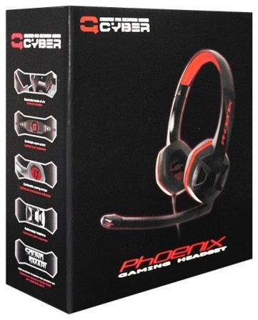 Гарнитура проводная QCYBER Phoenix (PC) 