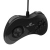   Retro-Bit Sega Saturn Control Pad/Retro Gaming Black () (RET00129) (16 bit)