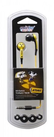 Наушники SmartBuy SBE-2800 Atomic, красные (PC) 