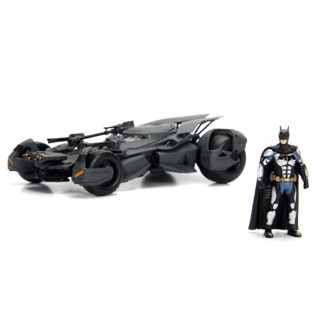 Модель машинки с фигуркой Jada Toys Justice League: Бэтмобиль Лига справедливости Зака Снайдера (Batmobile Justice League) (99231) + Фигурка Бэтмен (Batman) (99232) 7 см (99229) 1:24 