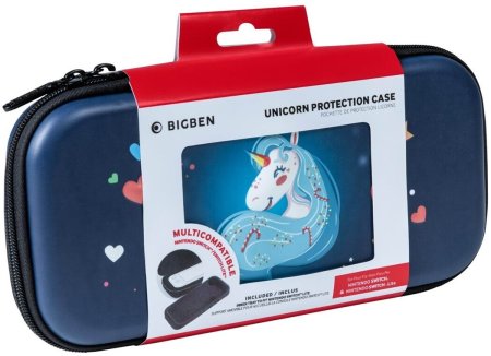 Чехол-сумка NACON BigBen 3D Unicorn Pouch (BB3119) (002102) (Slim Size) (Switch/Lite)