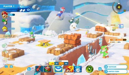 игра Mario + Rabbids Kingdom Battle (Битва За Королевство) Русская Версия (Switch) USED Б/У для Nintendo Switch