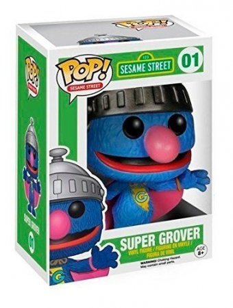  Funko POP! Bobble Vinyl:   (Super Grover)   (Sesame Street) (4890) 9,5 