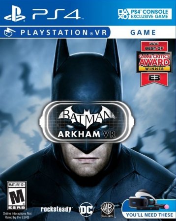  Batman: Arkham VR (  PS VR) (PS4) Playstation 4