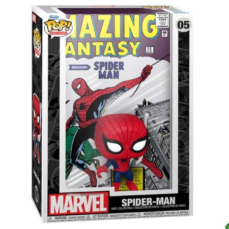 фигурки Фигурка Funko POP! Comic Covers: Человек Паук (Amazing Spider-Man) Марвел (Marvel) (60931) 9,5 см