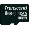 MicroSD Карта памяти 8GB (Transcend) Class 4 (PC)
