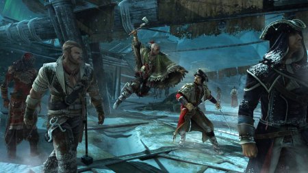 Игра Assassin's Creed 3 (III) Обновленная версия (Remastered) + DLC Liberation Русская Версия (PS4) USED Б/У Playstation 4