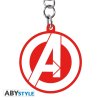  Брелок ABYstyle: Логотип Мстителей (Avengers logo) Марвел (Marvel) (ABYKEY174) 4 см