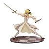 Фигурка персонажа Saber в белом платье с мечом из аниме Fate