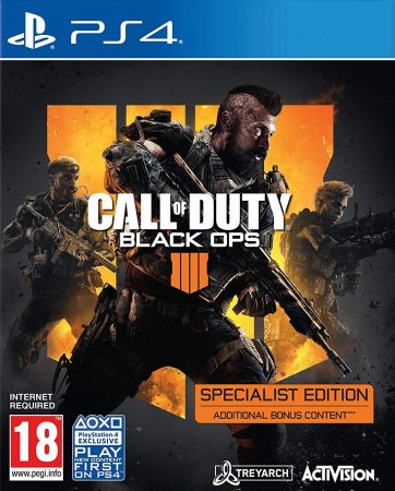  Call of Duty: Black Ops 4 Specialist Edition   (PS4) Playstation 4