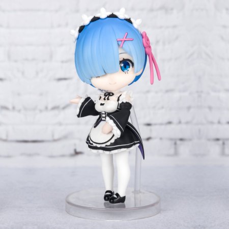 Фигурка BANDAI Tamashii Nations Figuarts mini: Рем (Rem) Жизнь с нуля в альтернативном мире (Re:Zero Starting Life in Another World) (612601) 9 см 