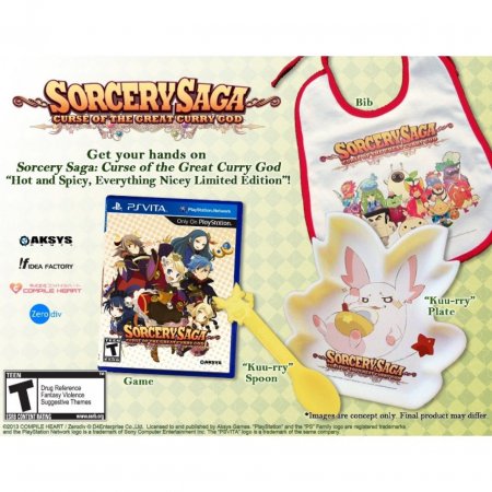 Sorcery Saga: Curse Of The Great Curry God. Hot and Spicy, Everything Nicey (Limited Edition) (PS Vita)