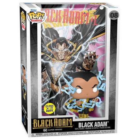 фигурки Фигурка Funko POP! Comic Covers: Черный Адам светится в темноте (Black Adam (GW)) ДиСи (DC) ((08) 64070) 9,5 см