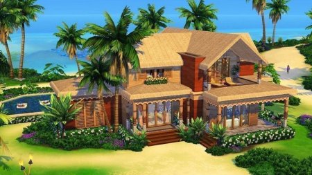 Игра The Sims 4 + Дополнение The Sims 4: Жизнь на острове (Island Living) (PS4) Playstation 4