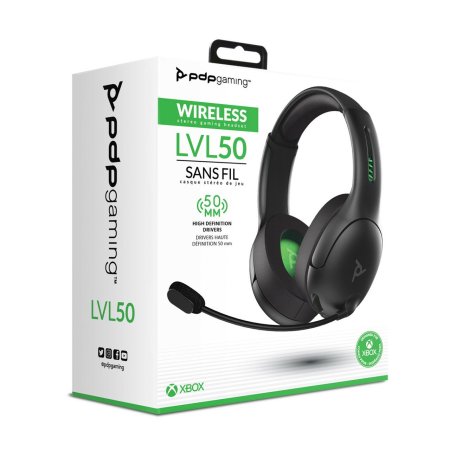 Беспроводная гарнитура PDP LVL50 Черная (Xbox One/Series X/S) 