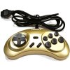Геймпад проводной Hamy Controller узкий разъем 9 Pin (Золотой) для 8 bit, Денди (Dendy)