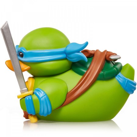 Фигурка-утка Numskull Tubbz: Леонардо (Leonardo) Черепашки-ниндзя (Teenage Mutant Ninja Turtles TMNT) 9 см Персонажи игр