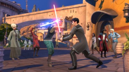 Игра The Sims 4 + Дополнение Star Wars: Путешествие на Батуу (Journey to Batuu) (PS4) Playstation 4