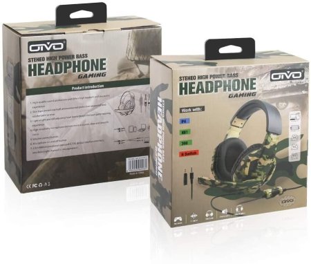  Гарнитура проводная OIVO (IV-X1012) (Camouflage) Камуфляж (PS4/Xbox One/Хbox 360/PC/Switch) 