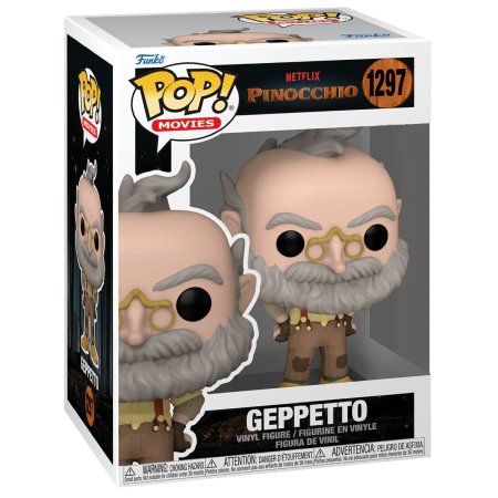 фигурки Фигурка Funko POP! Movies: Джеппетто (Geppetto) Нетфликс Пиноккио (Netflix Pinocchio) ((1297) 67386) 9,5 см