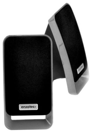 Мини-колонки ENZATEC SP307, USB, серебряные/чёрные (PC) 