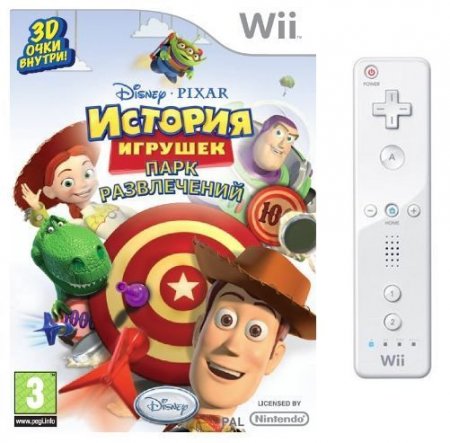    :   (Toy Story Mania)   +   Wii Remote (Wii/WiiU)  Nintendo Wii 