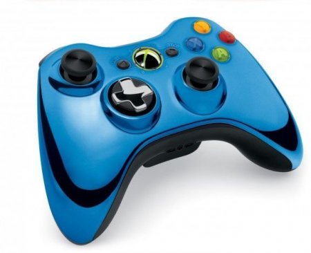   Wireless Controller  Xbox 360 Chrome Blue ( ) (Xbox 360) 