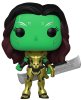 Фигурка Funko POP! Bobble: Что, если Гамора будет с мечом Таноса (What If Gamora with Blade of Thanos) Марвел (Marvel) (58651) 9,5 см