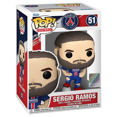 фигурки Фигурка Funko POP! Football: Серхио Рамос (Sergio Ramos) ПСЖ (PSG) ((51) 67390) 9,5 см