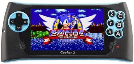    16 bit SEGA Genesis Gopher 2 LCD 4.3 , +500  ()