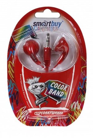 Наушники SmartBuy SBE-4900 Color Band, белые (PC) 