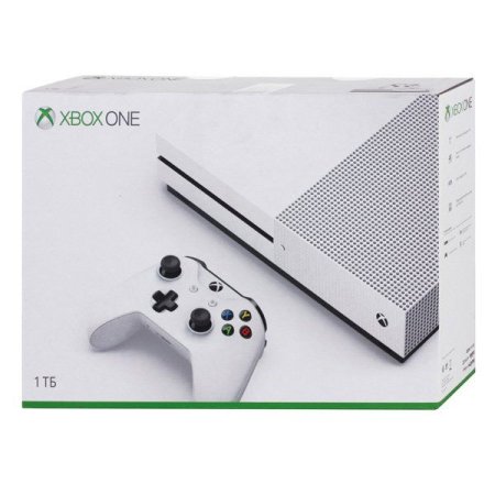 Игровая приставка Microsoft Xbox One S 1Tb Белая USED Б/У 