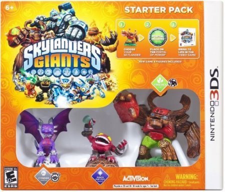   Skylanders Giants  :  , , : Jet-Vac, Cynder, Tree Rex (Nintendo 3DS)  3DS