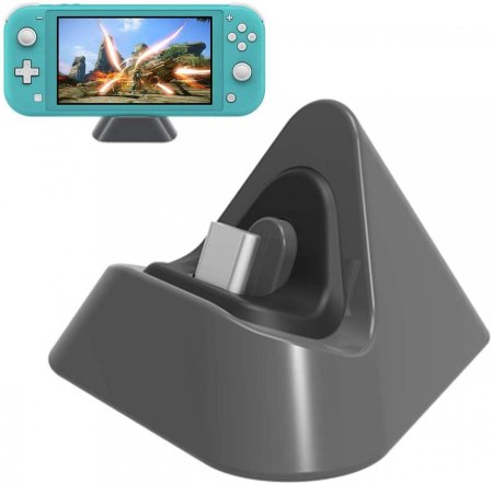 Зарядная Док-Станция для Switch Lite Серая DOBE (TNS-19062) (Switch Lite)