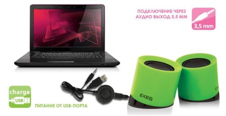 Акустическая система Exeq SPK-2107 Синяя для Sony PlayStation Vita