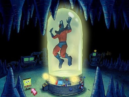 Spongebob Squarepants Lights, Camera,PANTS! (PS2) USED Б/У