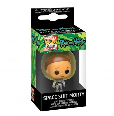   Funko Pocket POP! Keychain:    (Rick and Morty)     (Space Suit Morty) (45420-PDQ) 4 