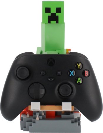  Фигурка подставка для геймпада/телефона Cable Guys: Крипер (Creeper) Майнкрафт (Minecraft) (897177) 20 см 