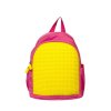 Мини рюкзак MINI Backpack WY-A012 Розовый-Желтый