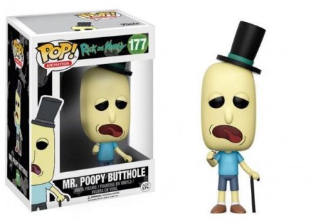  Funko POP! Vinyl:    (Rick and Morty): Mr. Poopy Butthole 12442