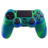  Защитный силиконовый чехол Controller Silicon Case для геймпада Sony Dualshock 4 Wireless Controller (Камуфляж Синий/Зеленый) (PS4) 