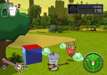 Aqua Teen Hunger Force: Zombie Ninja Pro-Am (PS2) USED Б/У
